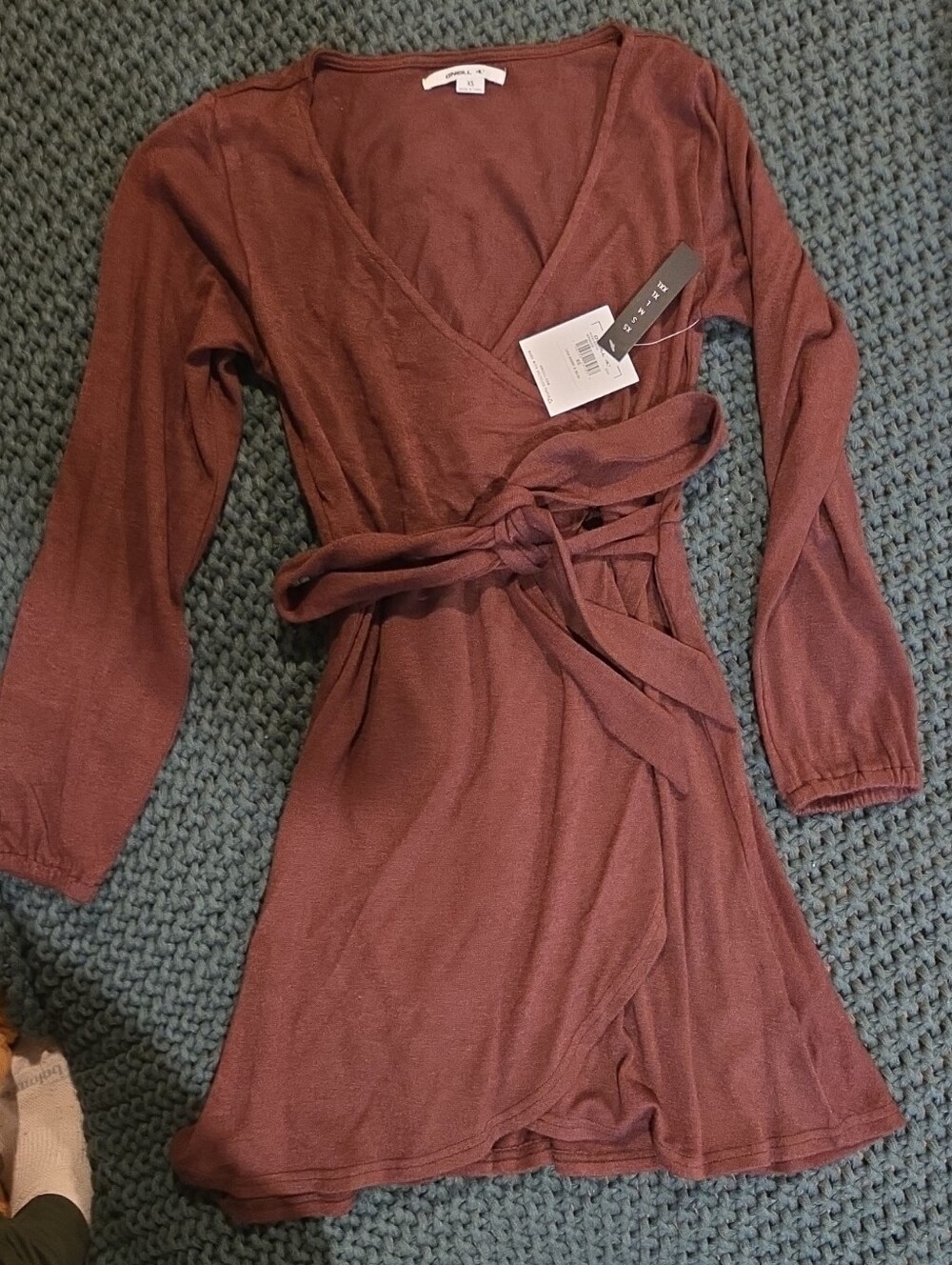 O'Neill Rust Wrap Dress